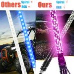 4ft LED Whip Light Set for ATV UTV