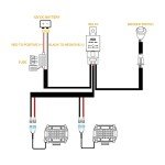12V LED Light Bar Wiring Harness Kit