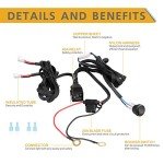 12V LED Light Bar Wiring Harness Kit