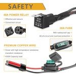 12V LED Light Bar Wiring Harness Kit