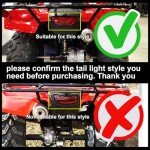 Cavauu Waterproof LED Tail Light for Honda ATVs