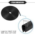 VekAuto Universal Rubber Edge Guard Strip - 16.4ft