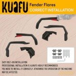 KUAFU Fender Flares for Can Am Outlander 450-570