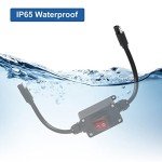 12V Waterproof Inline Power Switch with LED Indicator