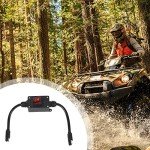 12V Waterproof Inline Power Switch with LED Indicator