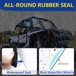 StarknightMT Clear RZR Windshield for Polaris 2014-2023