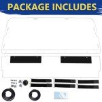 StarknightMT Clear RZR Windshield for Polaris 2014-2023