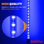 3FT Blue LED Whip Lights for UTV/ATV