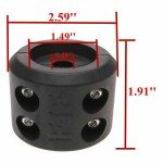 Black Winch Cable Hook Stopper for ATV/UTV