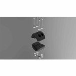 Black Winch Cable Hook Stopper for ATV/UTV