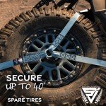 Heavy Duty 3-Point Tire Strap for UTVs