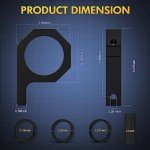 Nilight 4PCS Roll Bar LED Light Mounts