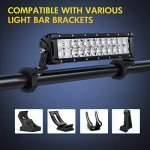 Nilight 4PCS Roll Bar LED Light Mounts