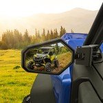 KEMIMOTO Adjustable Side Mirrors for Can Am Maverick