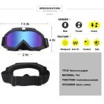 Immoono 2-Pack ATV and Dirt Bike Goggles