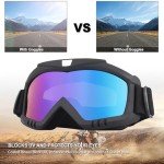 Immoono 2-Pack ATV and Dirt Bike Goggles