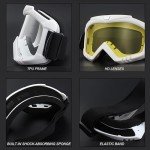 Immoono 2-Pack ATV and Dirt Bike Goggles