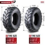 WANDA 25x8-12 & 25x10-12 ATV Mud Tires