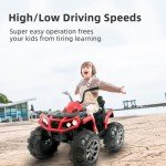 Kids 24V Electric ATV Quad with Bluetooth 2 Speeds