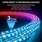 Bright LED Whip Lights with Remote Control - 2PCS