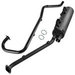 Caltric Muffler & Pipe for Kawasaki Brute Force
