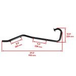 Caltric Muffler & Pipe for Kawasaki Brute Force