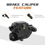 M MATI Front Left Brake Caliper for Can-Am ATV