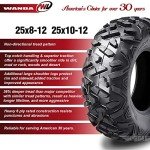 WANDA 4-Pack ATV/UTV Tires 25X8-12, 25X10-12