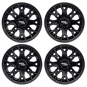 RockTrix RT104 4pc ATV Wheels 12x7 Rims