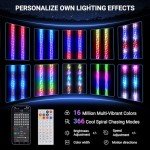 Bright LED Whip Lights with Remote Control - 2PCS