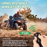 3000lb ATV Winch with Synthetic Rope & Remote