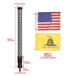 2-Pack 2ft RGB LED Whip Lights & Remote