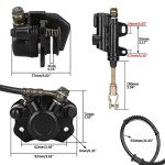 Rear Brake Master Cylinder Caliper Set for ATVs