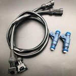 2 Fuel Injectors with Pigtail Harness for Polaris