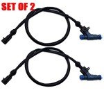 2 Fuel Injectors with Pigtail Harness for Polaris
