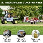 Heavy Duty ATV/UTV Three-Way Hitch Adapter