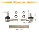 ACROPIX Steering Tie Rod Ends for ATVs - 2 Pack