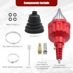 DTNESS Universal Pneumatic CV Joint Boot Installation Tool, 20Pcs Automotive CV Axle Removal Tool Kit, CV Boot Expander Compatible with Audi, BMW, Mercedes, UTV, ATV