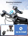 Bovemanx Anti-Shake Motorcycle Phone Mount Holder