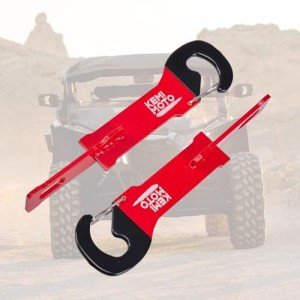 KEMIMOTO 7" Anti-Rust Door Latches - Red