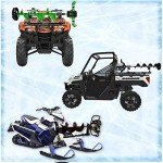 Ice Auger Carrier Mount for ATV and Snowmobile
