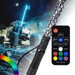 RGB LED Whip Light with Remote for ATVs