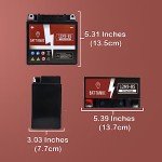 Battanux 12V Sealed Maintenance-Free ATV Battery