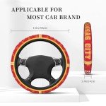 Universal Non-Slip 15-Inch Steering Wheel Cover