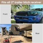 Universal 2" Receiver Winch Mounting Plate