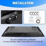 Kawasaki Mule Hard Roof Replacement Top - Black