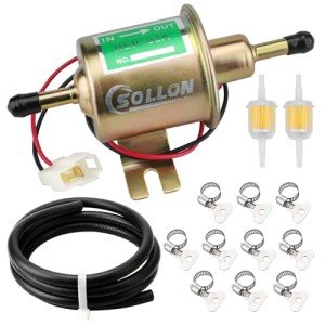12V Electric Fuel Pump Kit with Hoses & Filters