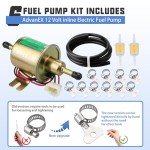 12V Electric Fuel Pump Kit with Hoses & Filters