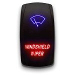 Laser Etched 5-Pin Toggle Windshield Wiper Switch