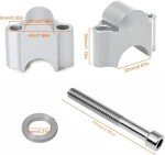 PETCHOR 7/8" Handlebar Riser for ATVs and Bikes